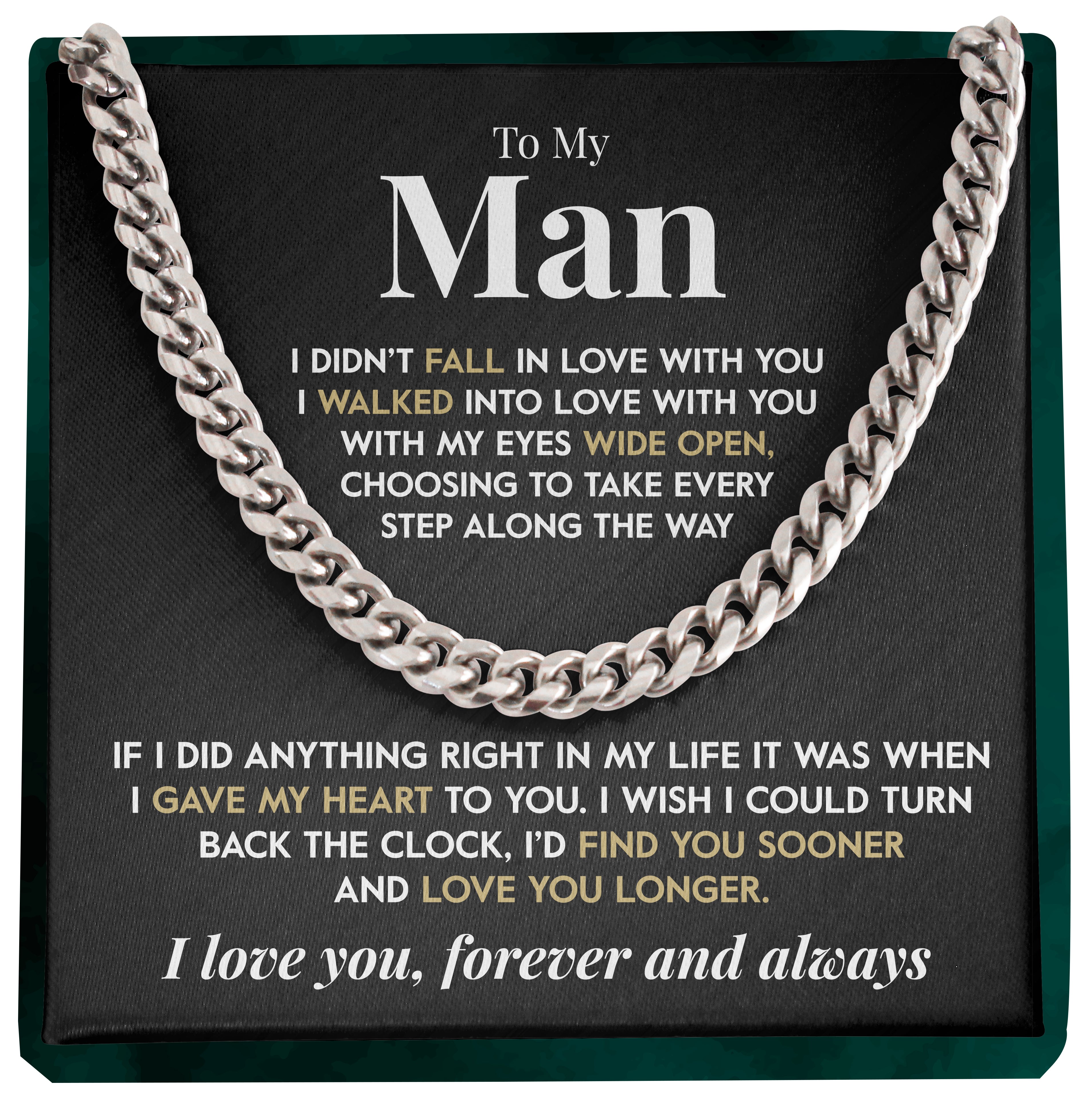 To My Man | "Gave You My Heart" | Cuban Chain Link