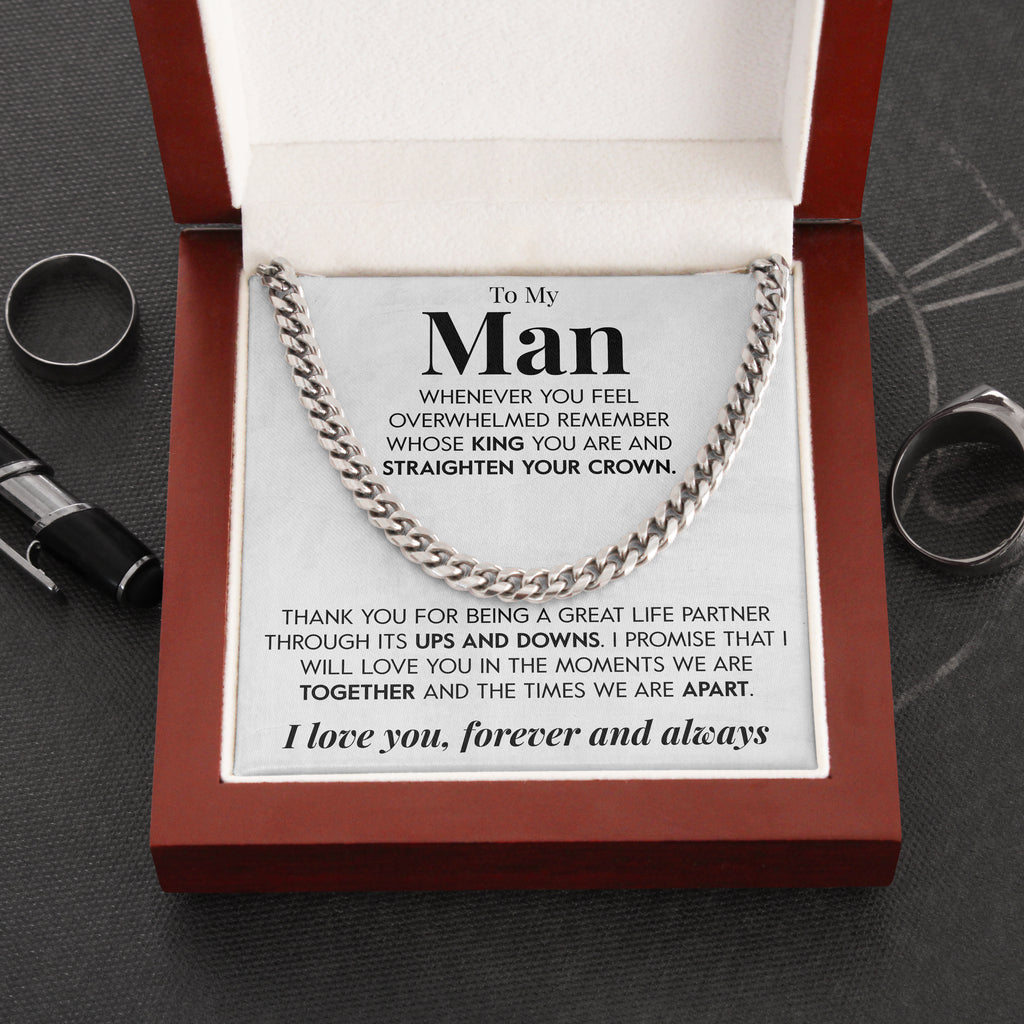 Load image into Gallery viewer, To My Man | &quot;My King&quot; | Cuban Chain Link
