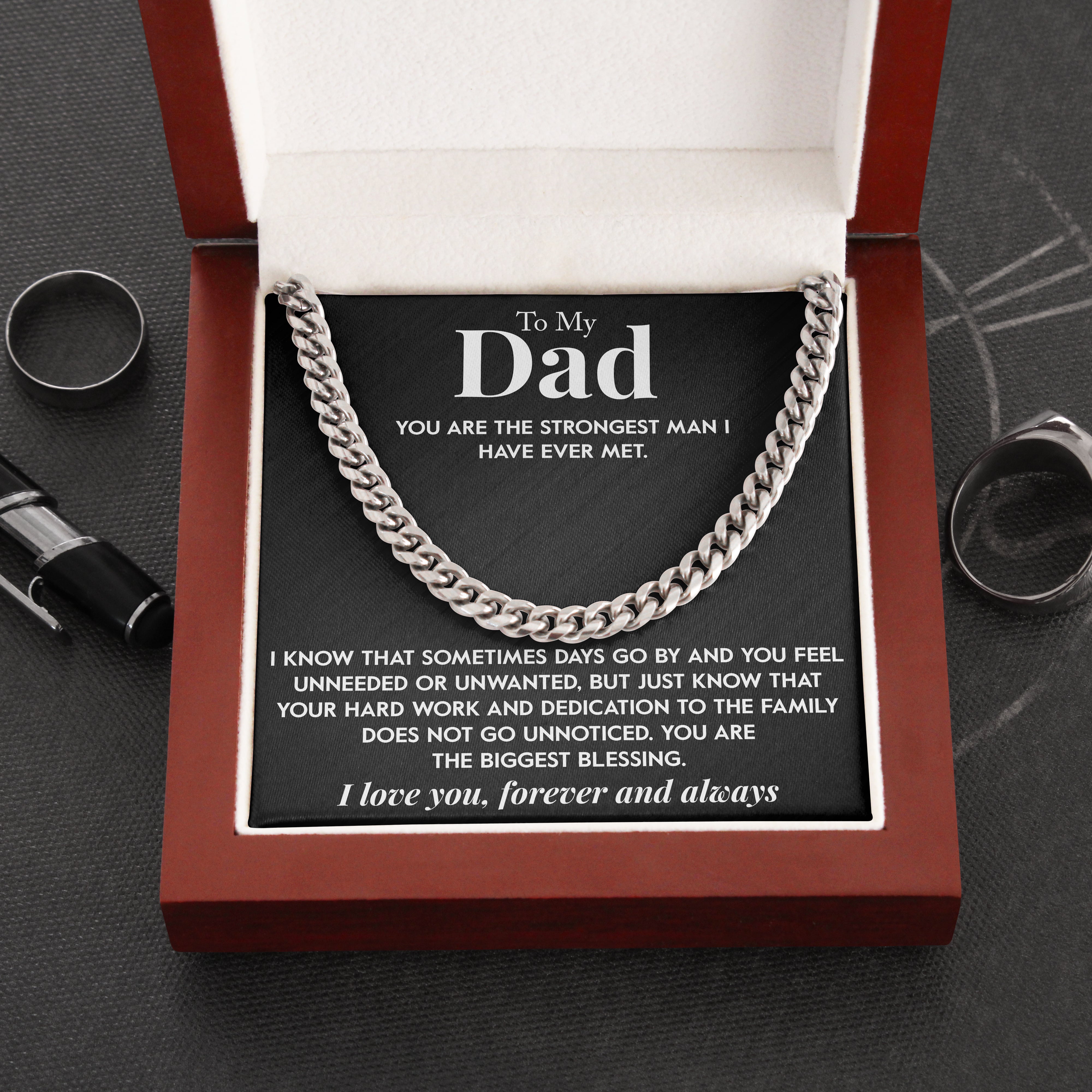 To My Dad | "Biggest Blessing" | Cuban Chain Link
