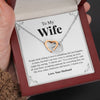 To My Wife | "I Choose You" | Interlocking Hearts Necklace