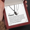 To My Fiancé | “The Heaven Above” | His-and-Hers Magnetic Hearts Necklaces