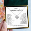 To My Mother-in-Law | "My Inspiration" | Love Knot Necklace