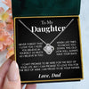 To My Daughter | "This Old Lion" | Love Knot Necklace