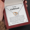 To My Girlfriend | “The First Person” | Interlocking Hearts Necklace