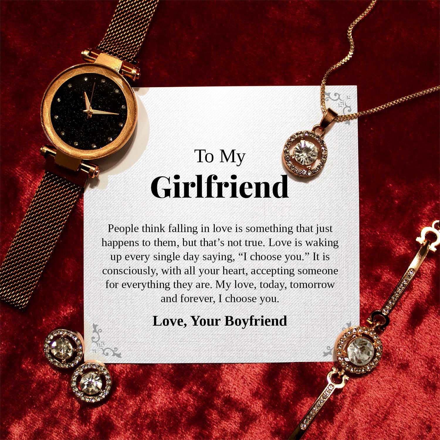 To My Girlfriend | “I Choose You" | Cosmopolitan Set