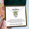 To My Mother | "Yoda Best Mom" | Love Knot Necklace
