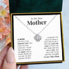 To My Dear Mother | "The Sweetest Gift" | Love Knot Necklace