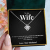 To My Wife | "My Last Breath" | Love Knot Necklace