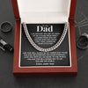 To My Dad | "My Caring Dad" | Cuban Chain Link
