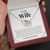 To My Wife | "The Heaven Above" | Interlocking Hearts Necklace