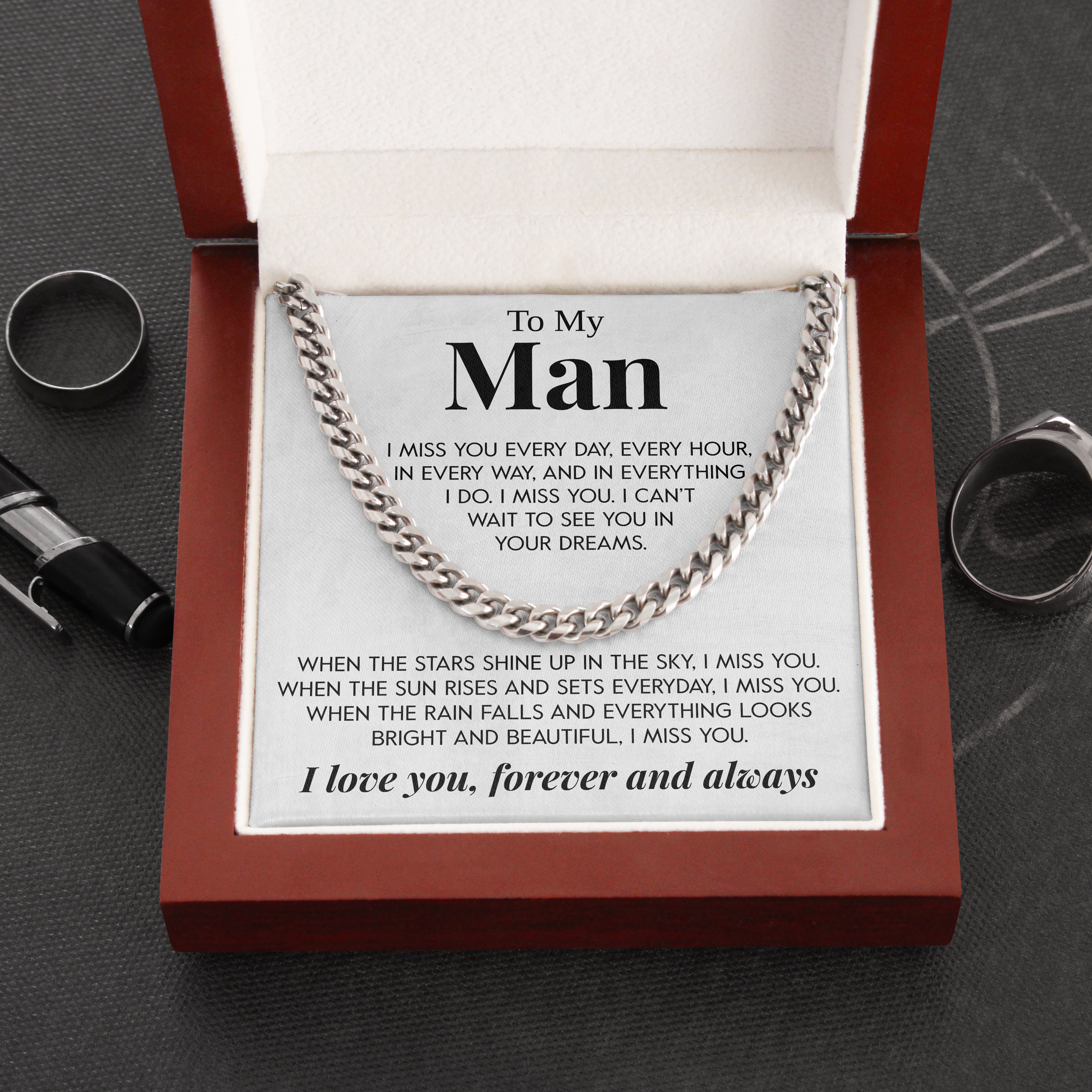 To My Man | "I Miss You" | Cuban Chain Link