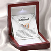 To My Girlfriend | "The Heaven Above" | Interlocking Hearts Necklace