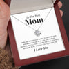 To The Best Mom | "Not Enough Words" | Love Knot Necklace