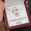 To My Wife | "Squid Love" | Interlocking Hearts Necklace