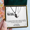 To My Wife | "Squid Love" | His-and-Hers Magnetic Hearts Necklaces