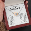 To My Dear Mother | "The Sweetest Gift" | Interlocking Hearts Necklace
