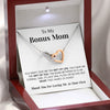 To My Bonus Mom | "Gift of You" | Interlocking Hearts Necklace