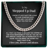 To My Stepped Up Dad | "Best Person I Know" | Cuban Chain Link