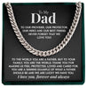 To My Dad | "Lucky to have you" | Cuban Chain Link