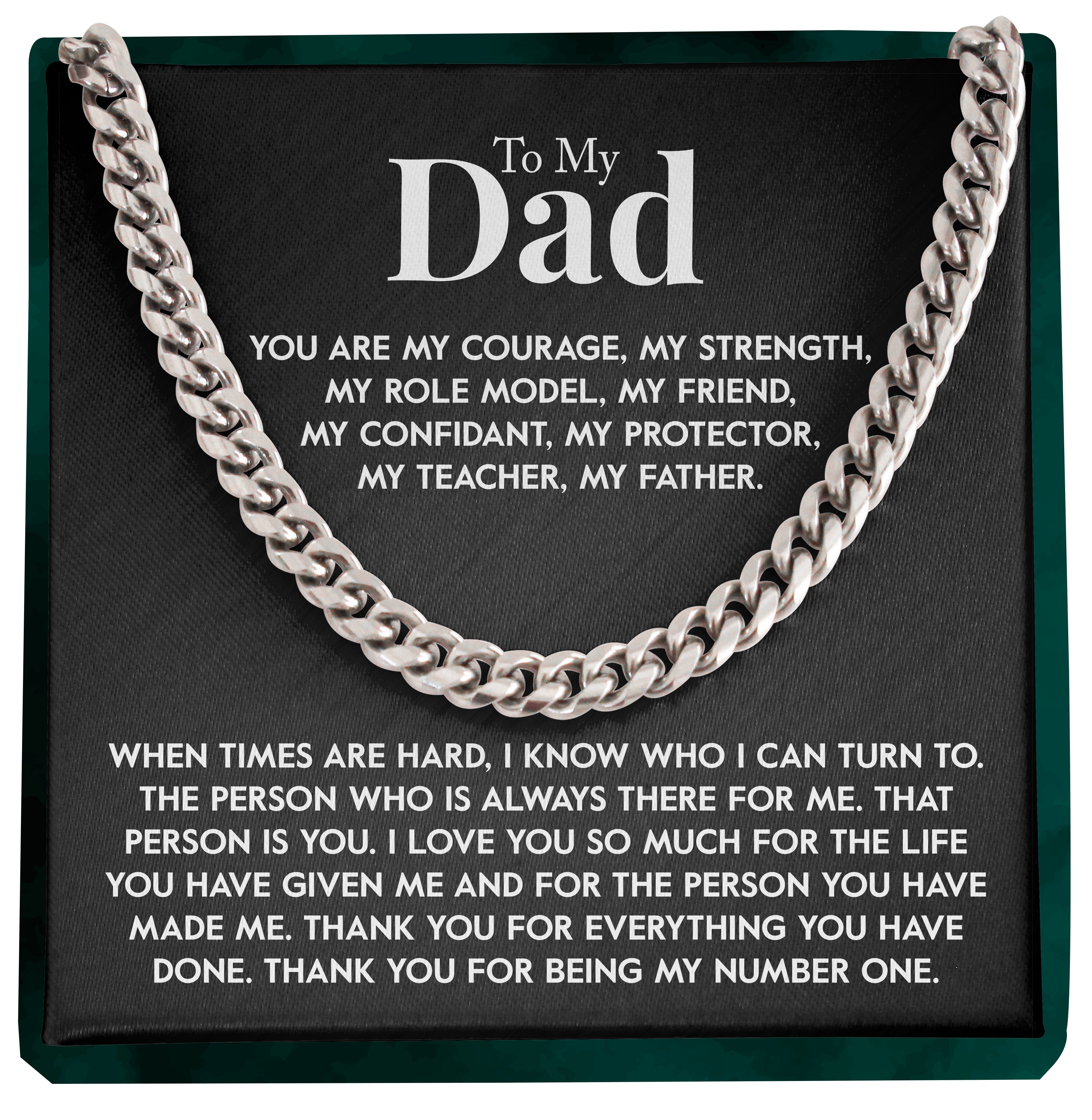 To My Dad | "My Father" | Cuban Chain Link