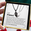 To My Fiance | “Crafted in the Heavens” | His-and-Hers Magnetic Hearts Necklaces