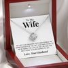 To My Wife | "My Gift" | Love Knot Necklace