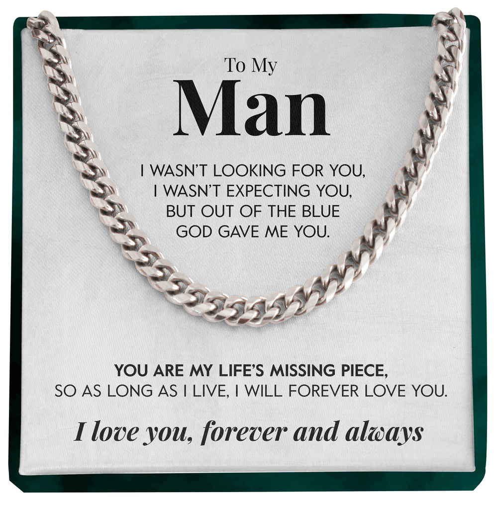 Load image into Gallery viewer, To My Man | &quot;My Missing Piece&quot; | Cuban Chain Link
