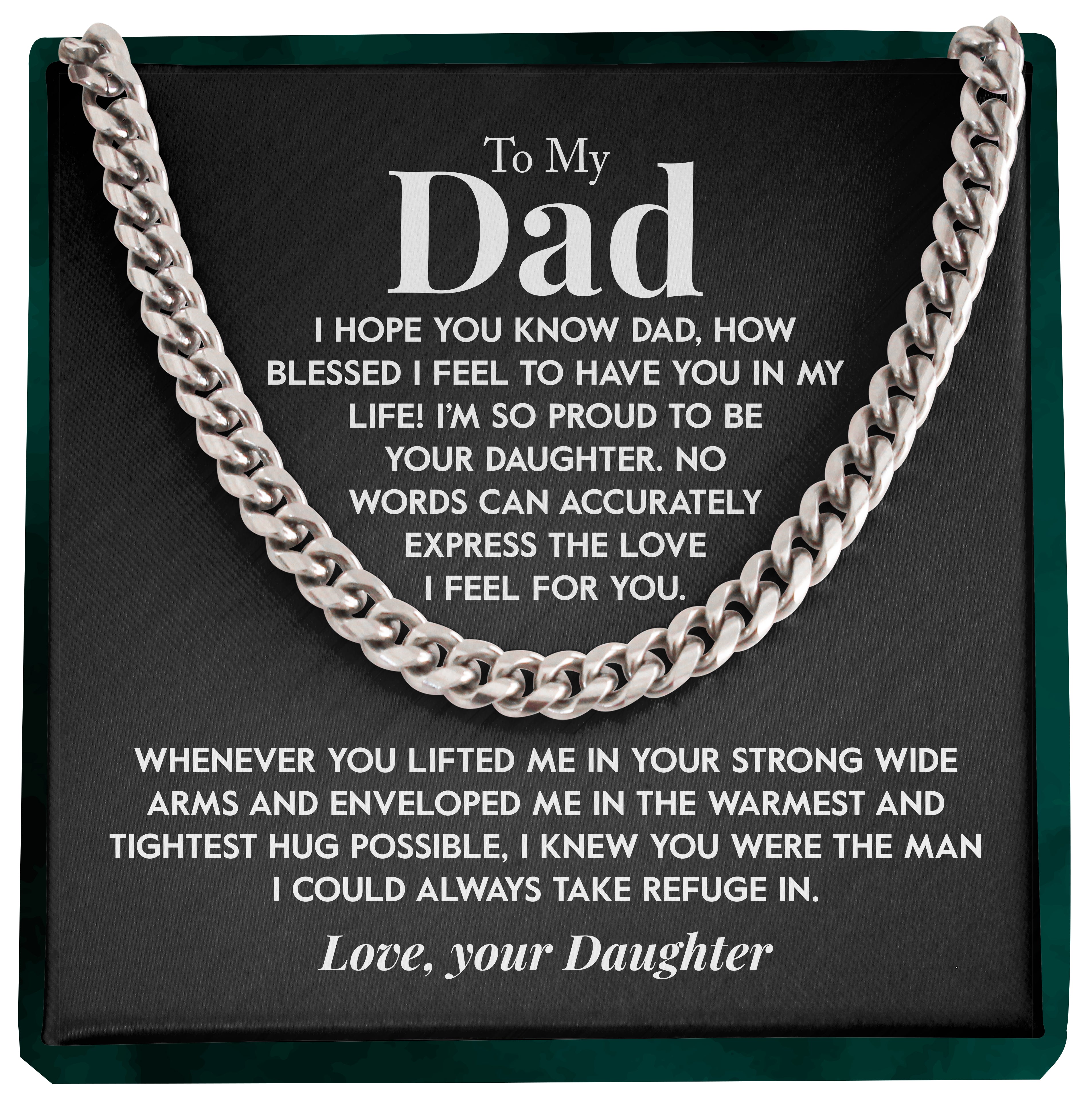 To My Dad | "My Refuge" | Cuban Chain Link