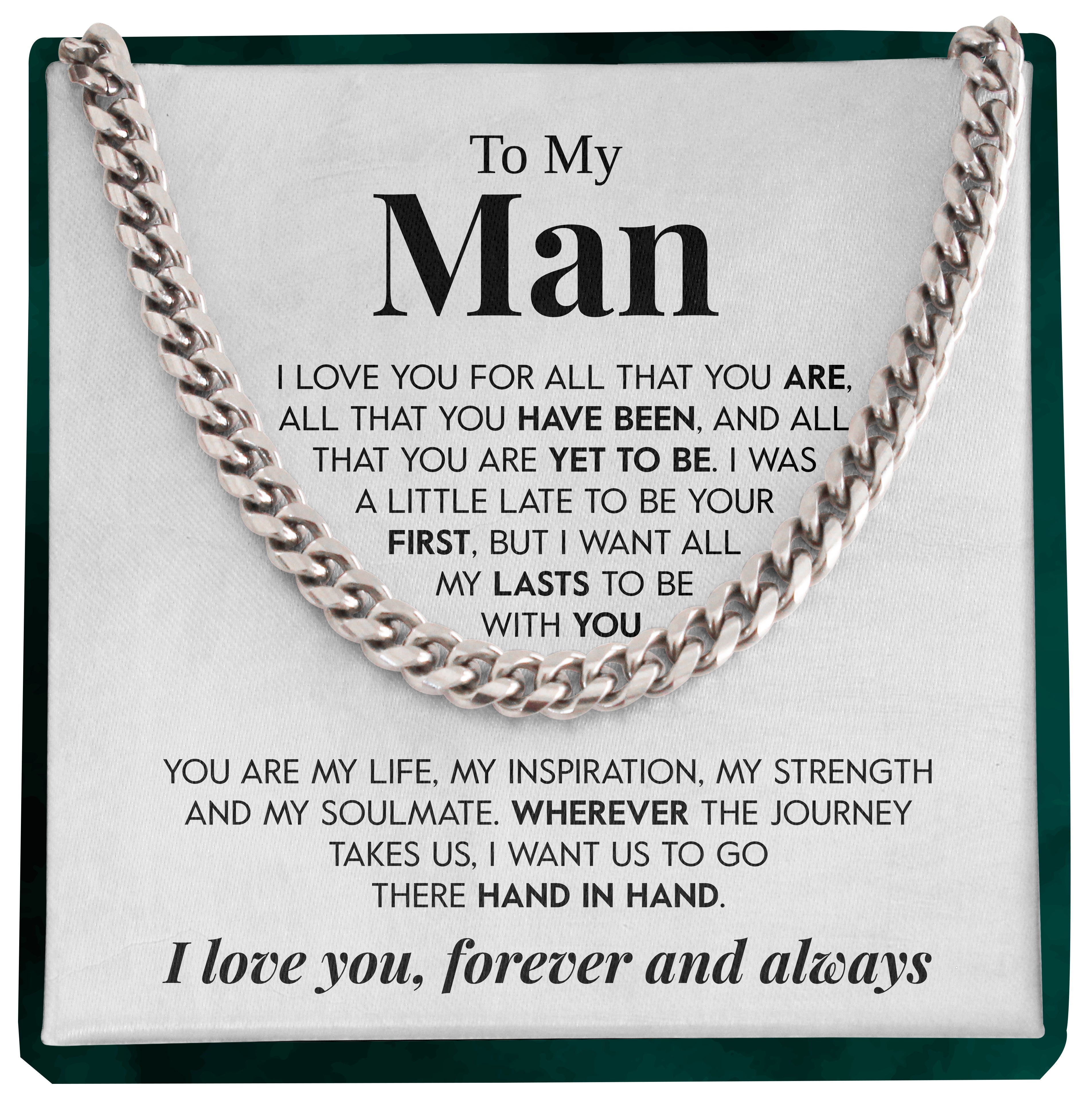 To My Man | "Hand in Hand" | Cuban Chain Link