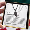 To My Girlfriend | “Two Lifetimes” | His-and-Hers Magnetic Hearts Necklaces
