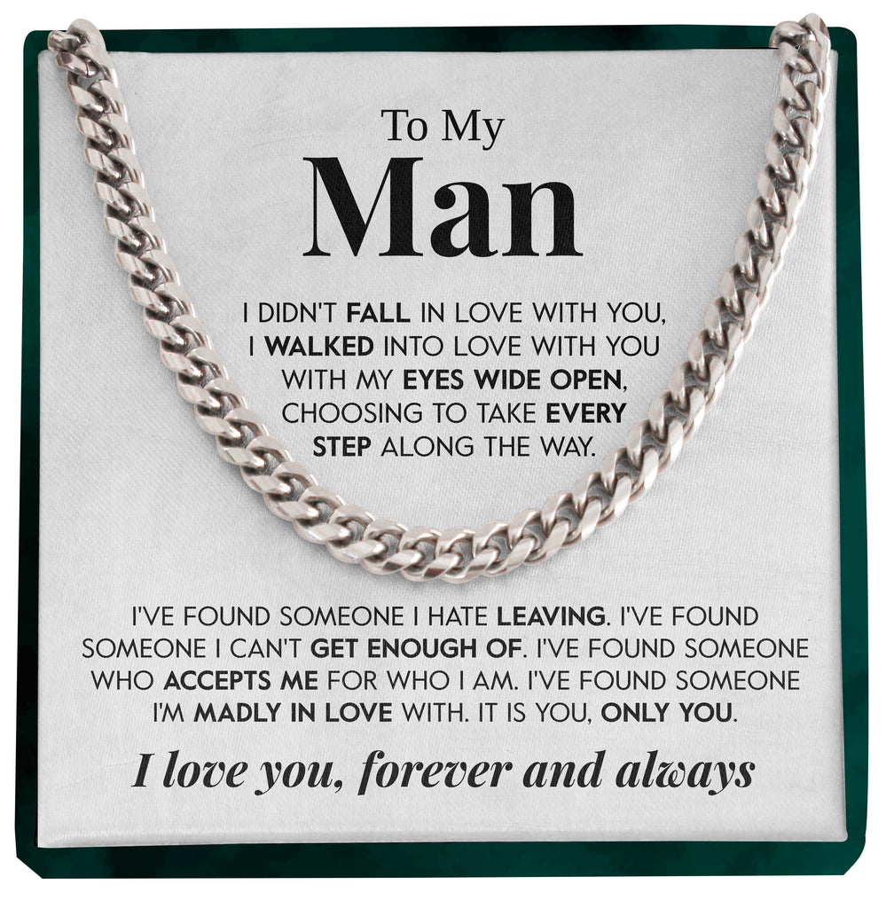Load image into Gallery viewer, To My Man | &quot;Only You&quot; | Cuban Chain Link
