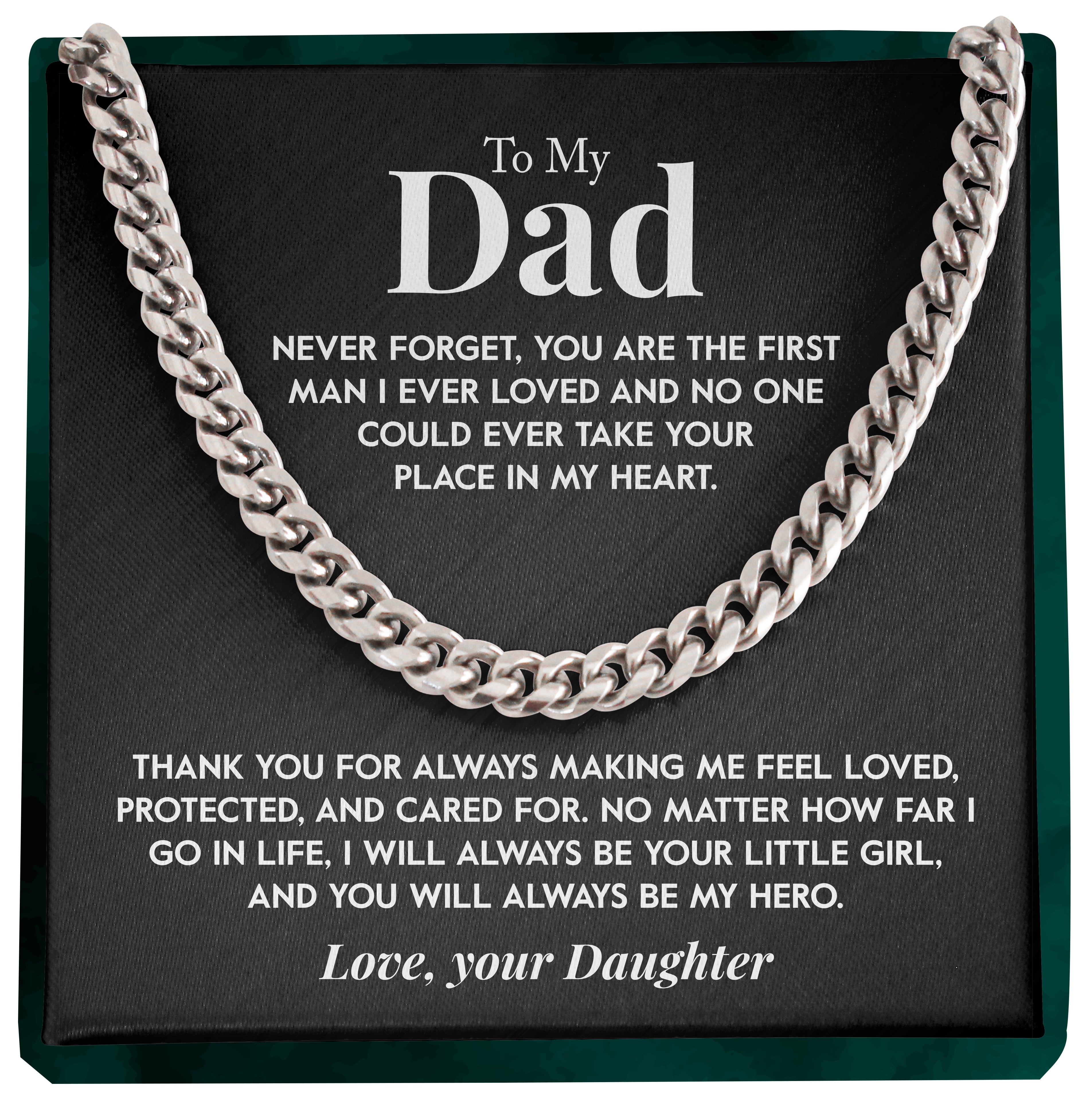To My Dad | "Place in my Heart" | Cuban Chain Link