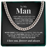 To My Man | "Never Forget" | Cuban Chain Link
