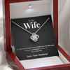 To My Wife | "My Last Breath" | Love Knot Necklace