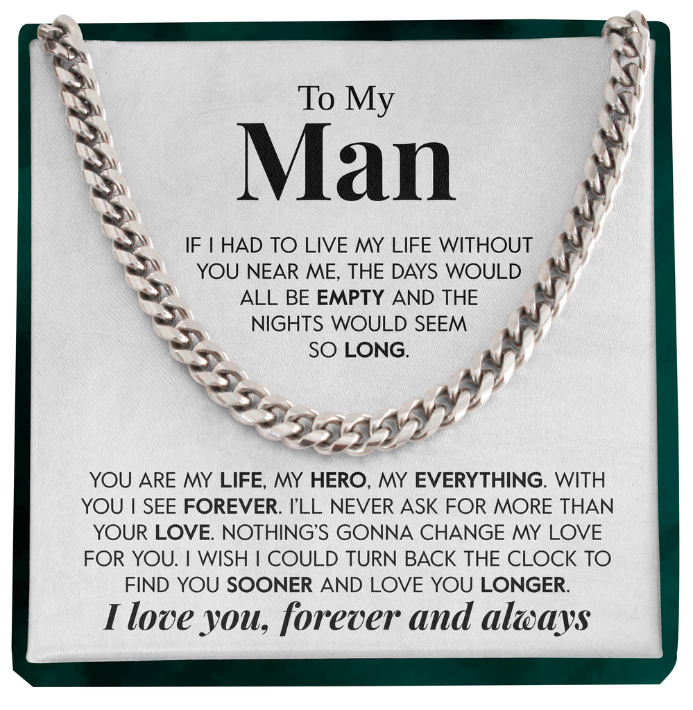 Load image into Gallery viewer, To My Man | &quot;Forever With You&quot; | Cuban Chain Link
