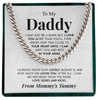 To My Daddy | "Love Kisses and Kicks" | Cuban Chain Link