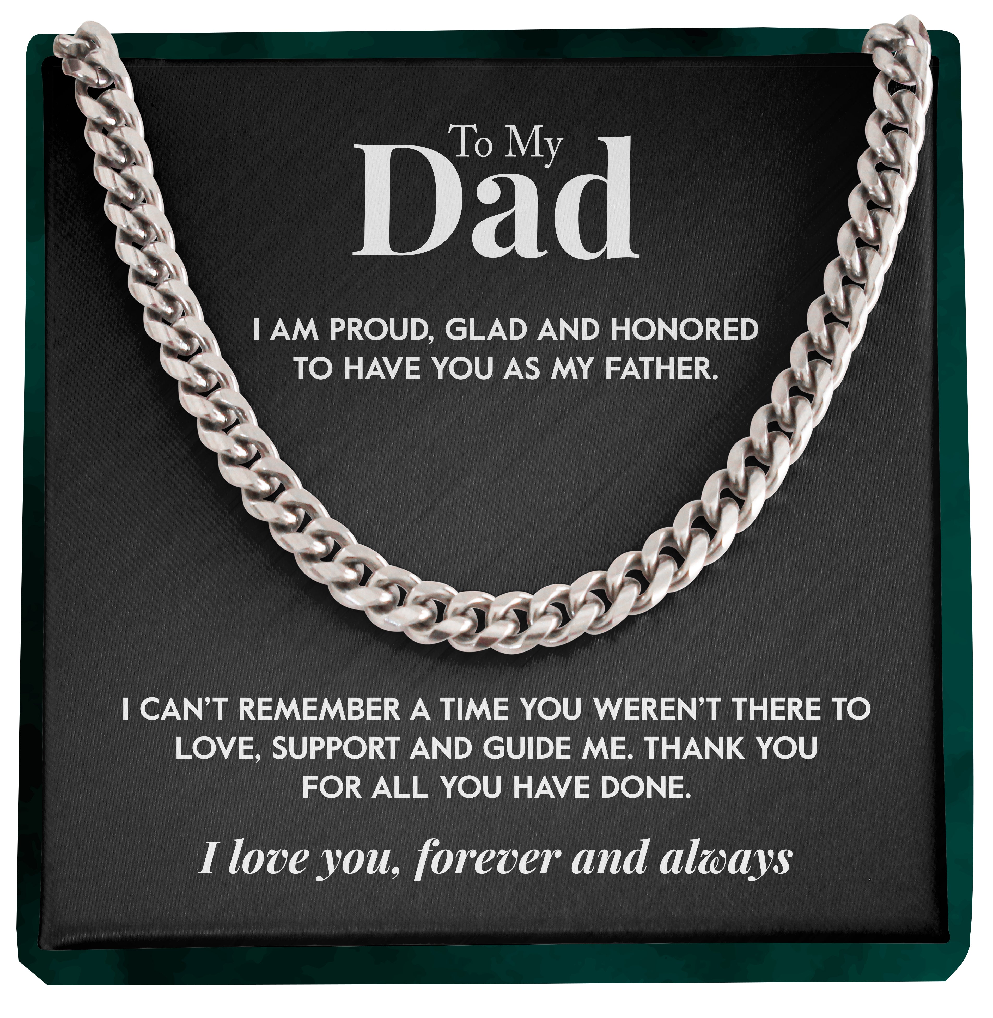 To My Dad | "Thank You" | Cuban Chain Link