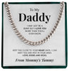 67% OFF - To My Daddy | "Love Kisses and Kicks" | Cuban Chain Link