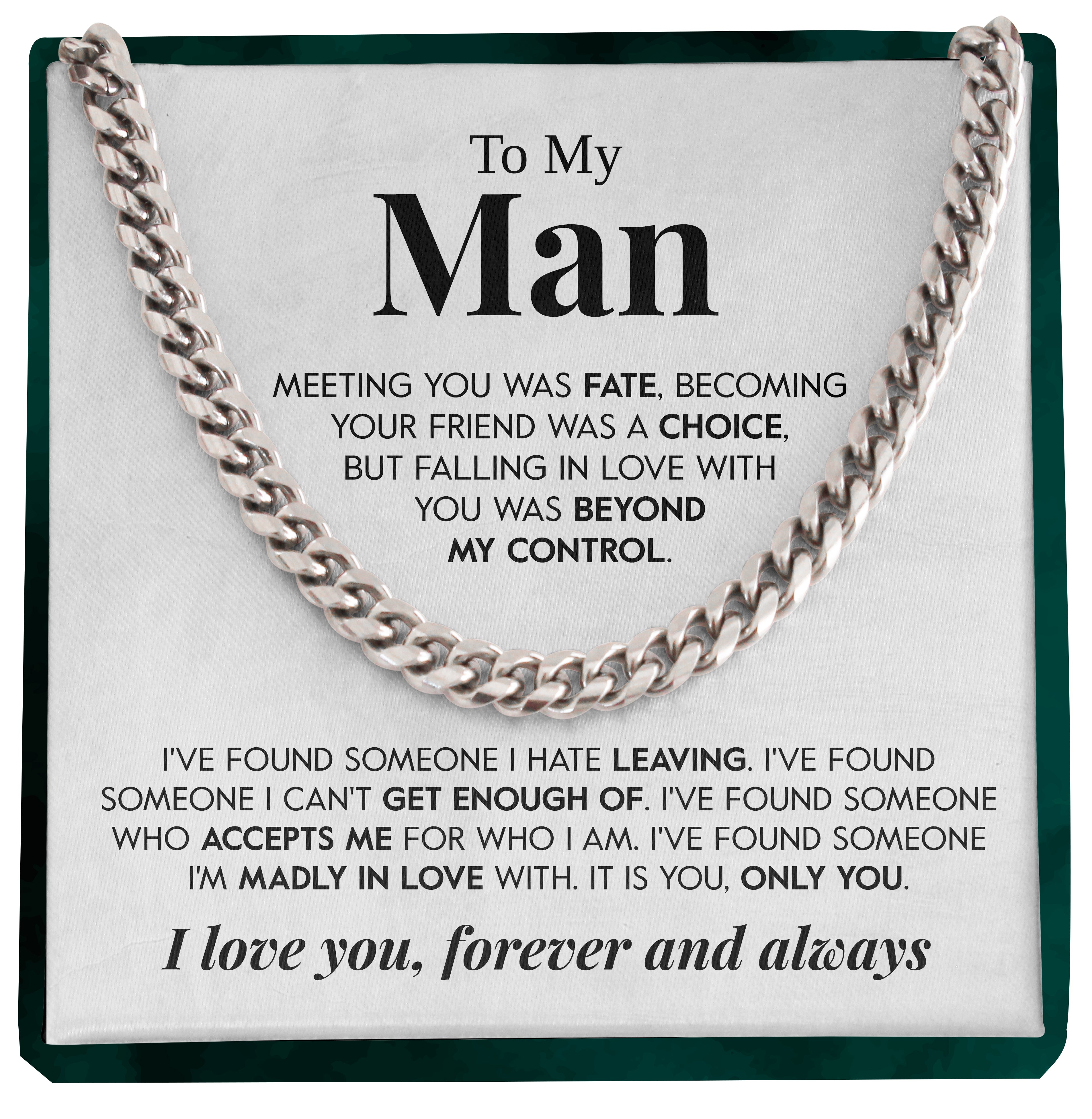 To My Man | "Only You" | Cuban Chain Link