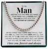 20% OFF - To My Man | "Beyond My Control" | Cuban Chain Link