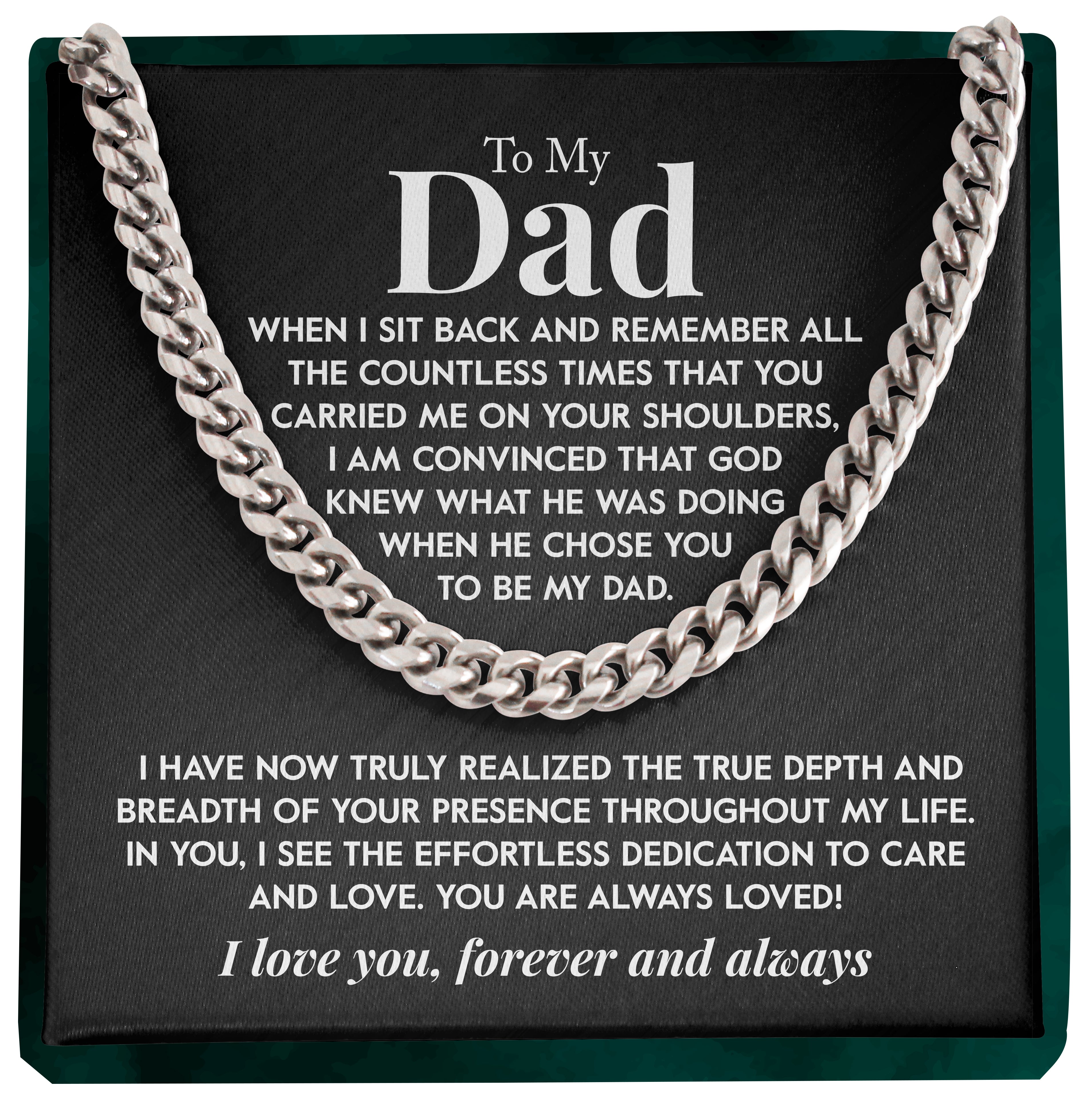 To My Dad | "Always Loved" | Cuban Chain Link