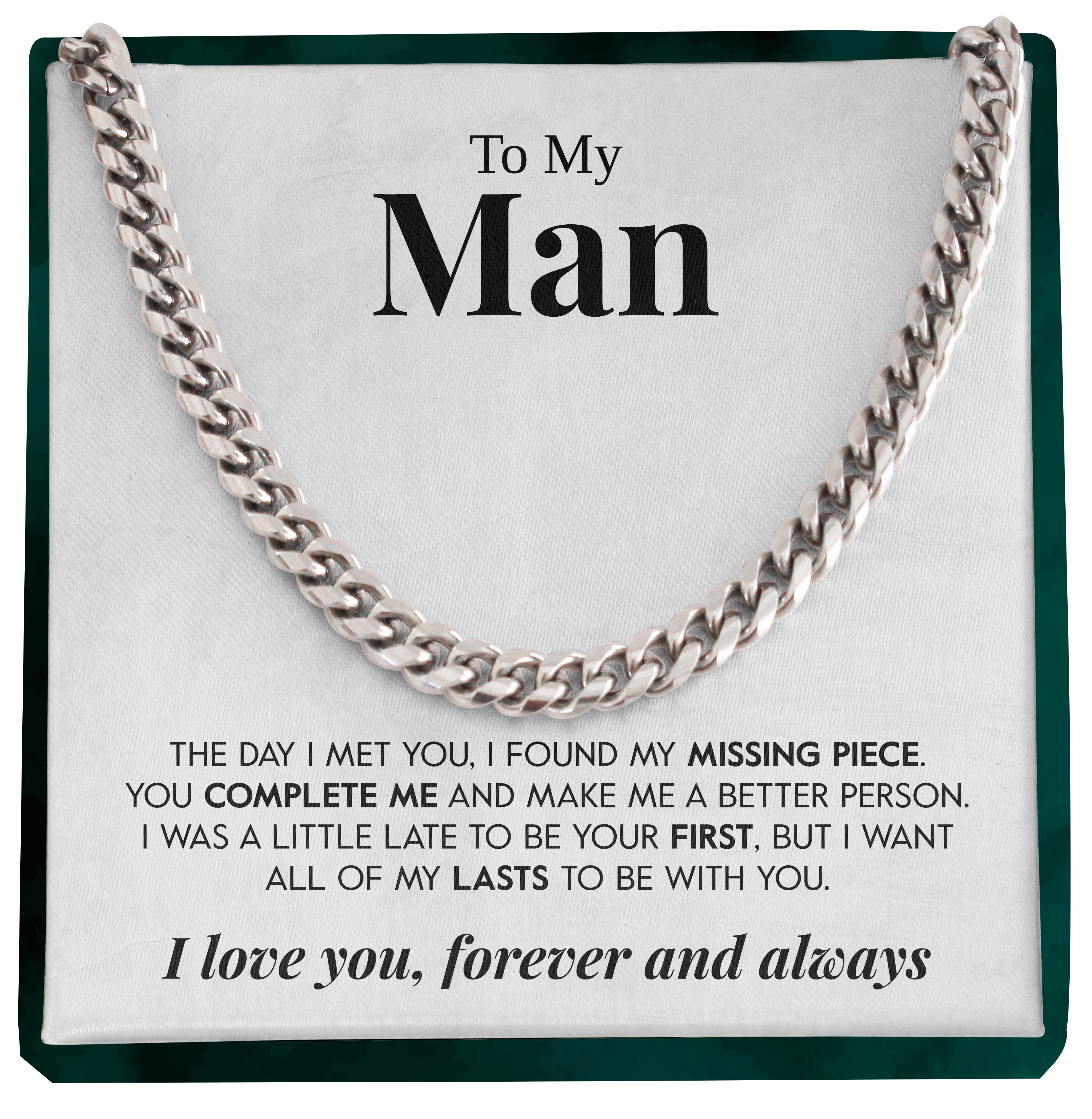 To My Man | "Better Person" | Cuban Chain Link
