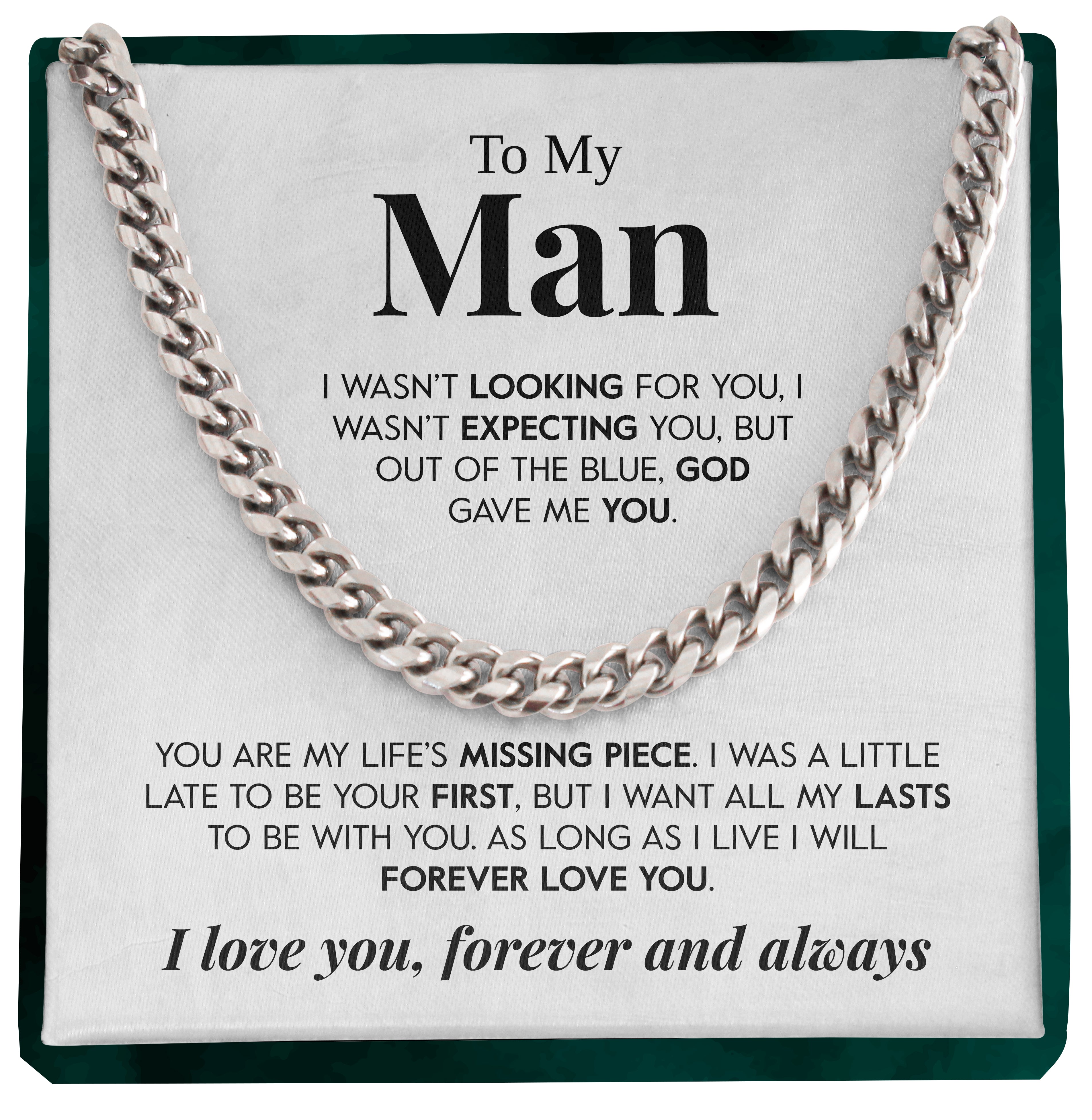 To My Man | "God Gave Me You" | Cuban Chain Link