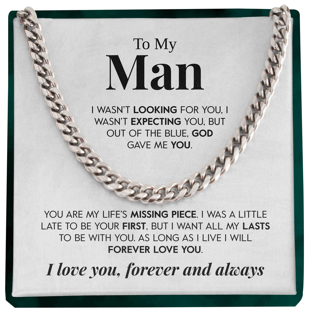 Load image into Gallery viewer, To My Man | &quot;God Gave Me You&quot; | Cuban Chain Link
