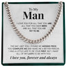 To My Man | "You Complete Me" | Cuban Chain Link