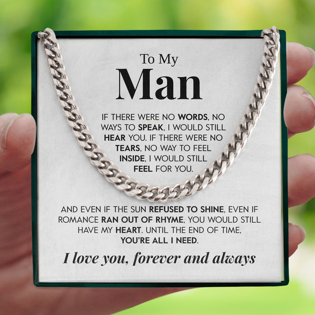 Load image into Gallery viewer, To My Man | &quot;All I Need&quot; | Cuban Chain Link
