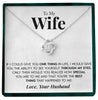 To My Wife | "Through my Eyes" | Love Knot Necklace