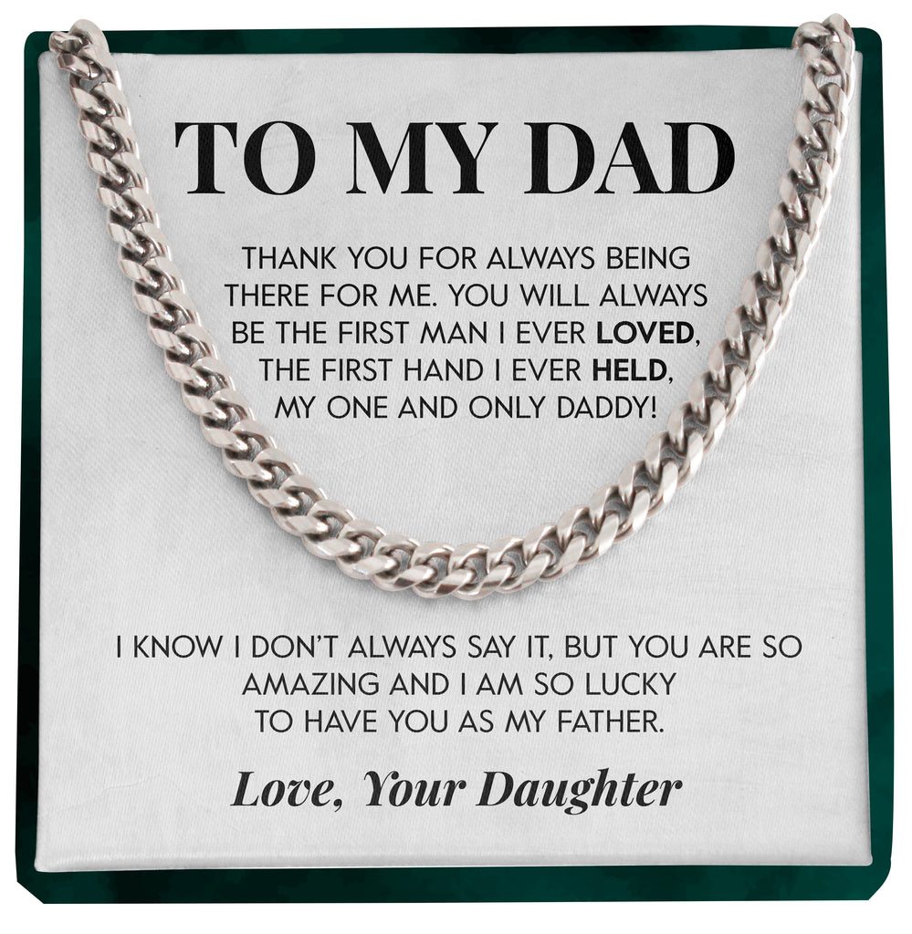 Load image into Gallery viewer, To My Dad | &quot;My Amazing Dad&quot; | Cuban Chain Link
