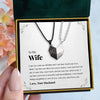 To My Wife | "I See You" | His-and-Hers Magnetic Hearts Necklaces