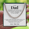 To My Dad | "Proud of You" | Cuban Chain Link